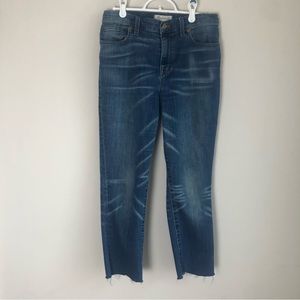 Madewell High Rise Alley Straight Jeans Size 28